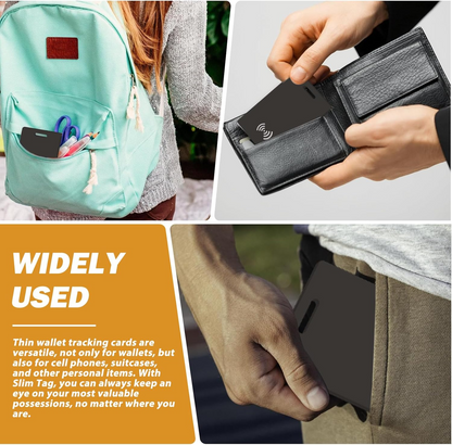 Marcherelle™ – Tarjeta de Seguimiento de Cartera Recargable, Compatible con Apple Find My