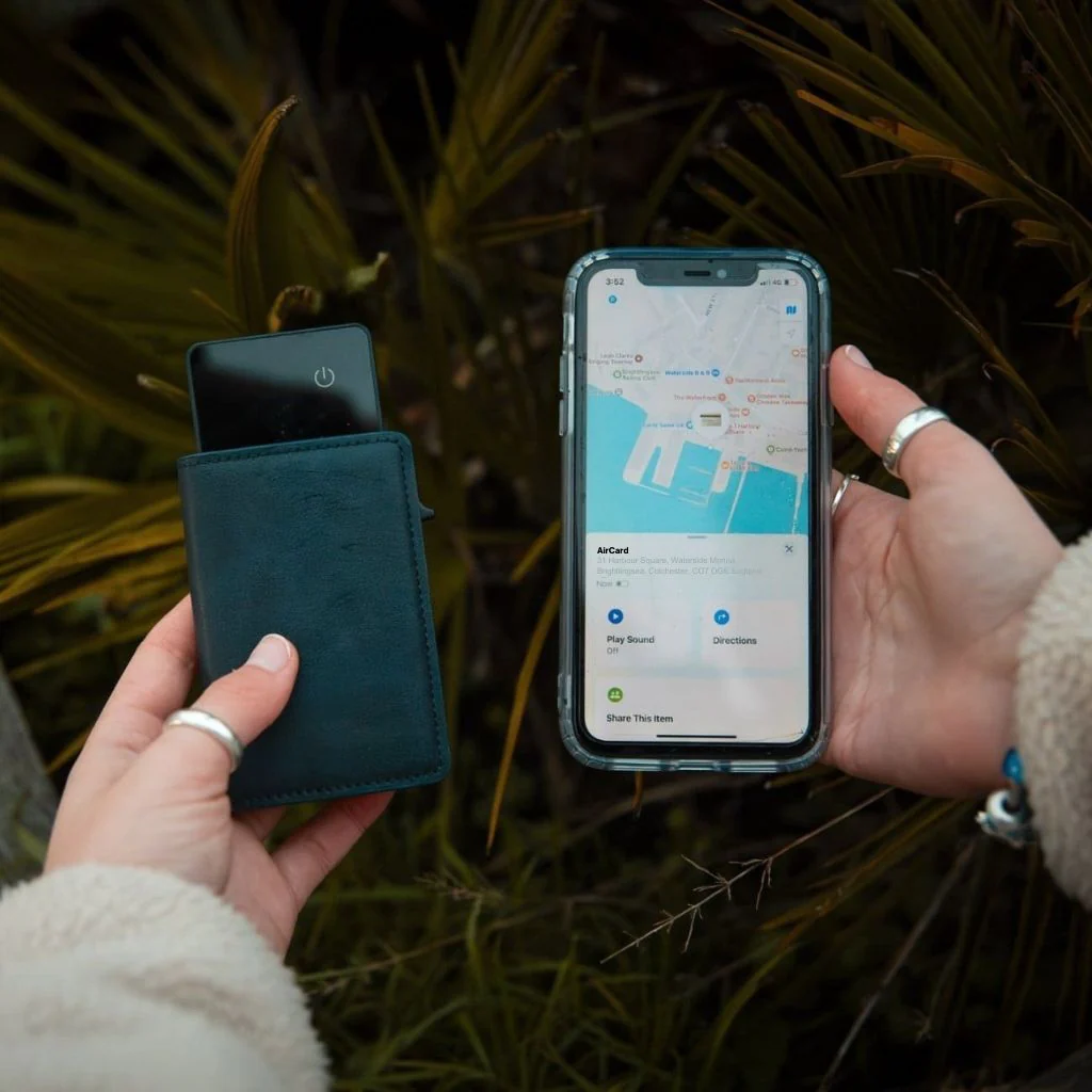 Marcherelle™ – Tarjeta de seguimiento de cartera ultrafina para localización fácil