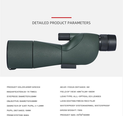 Marcherelle™ – Monocular Zoom 15–45× para Observación Clara