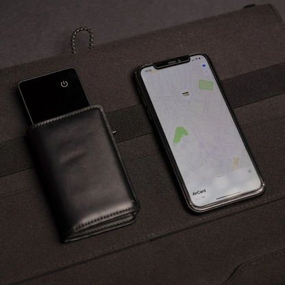 Marcherelle™ – Tarjeta de seguimiento de cartera ultrafina para localización fácil