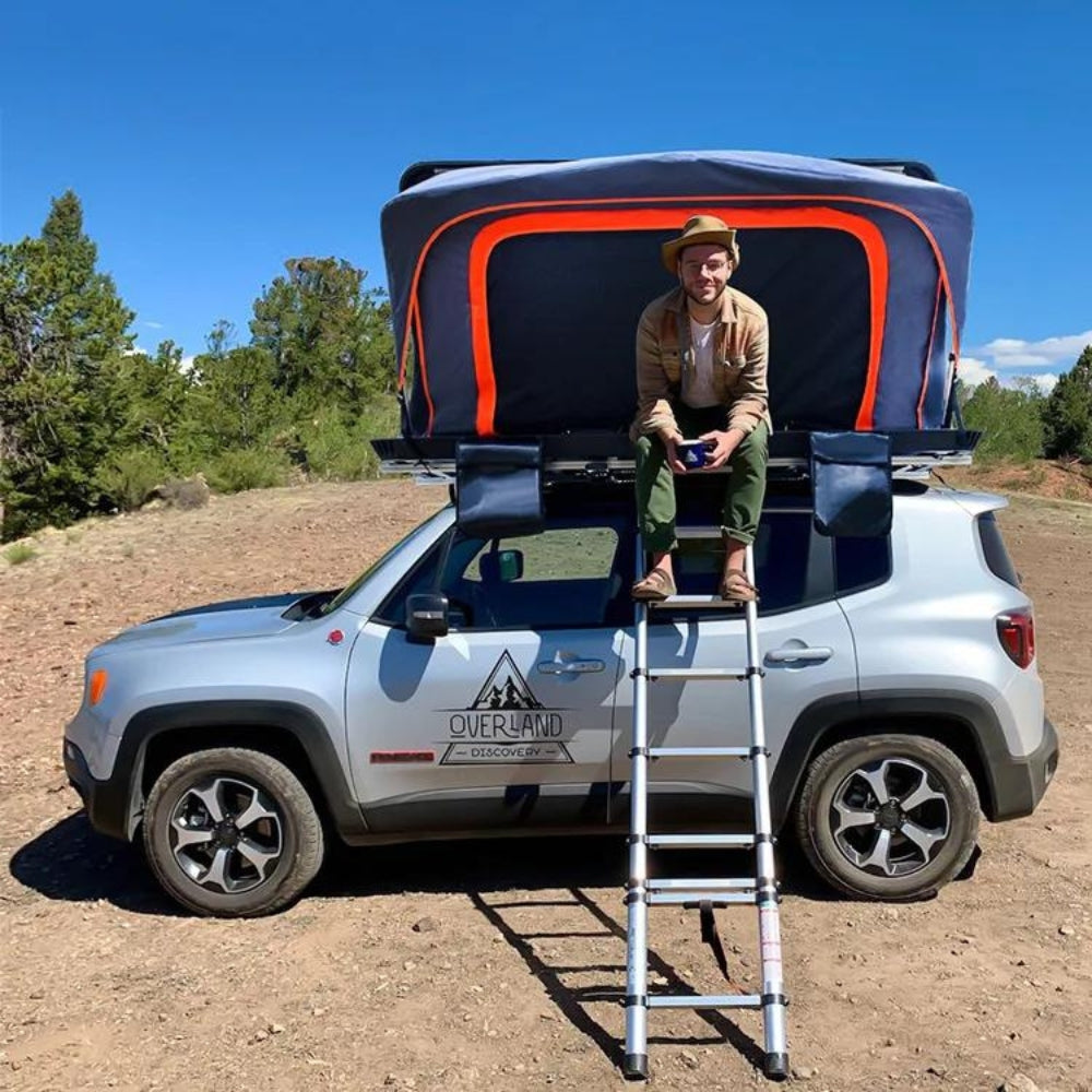 Tienda de Techo para 2 Personas para Coche con Cierre Rígido