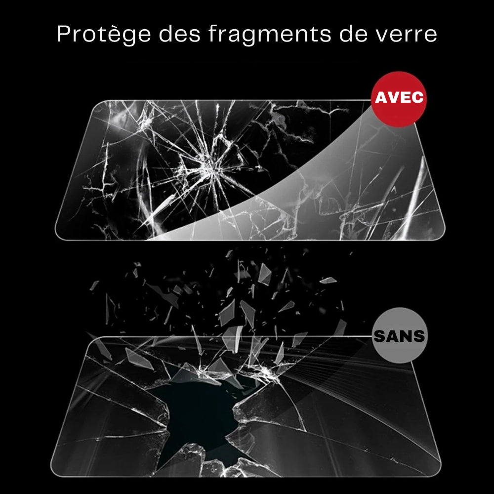 Película de vidrio tintado anti-UV para coche