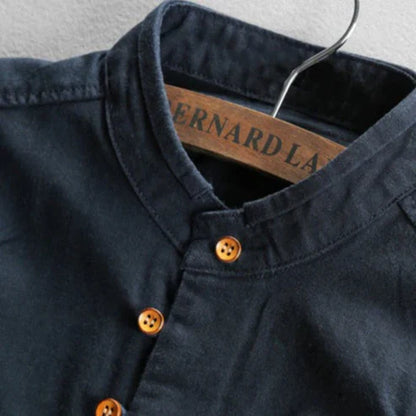 Camisa Japonesa para Hombre con Estampado de Dragón