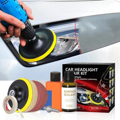Kit de Reparación de Faros para Coche, Renovación Rápida y Fácil