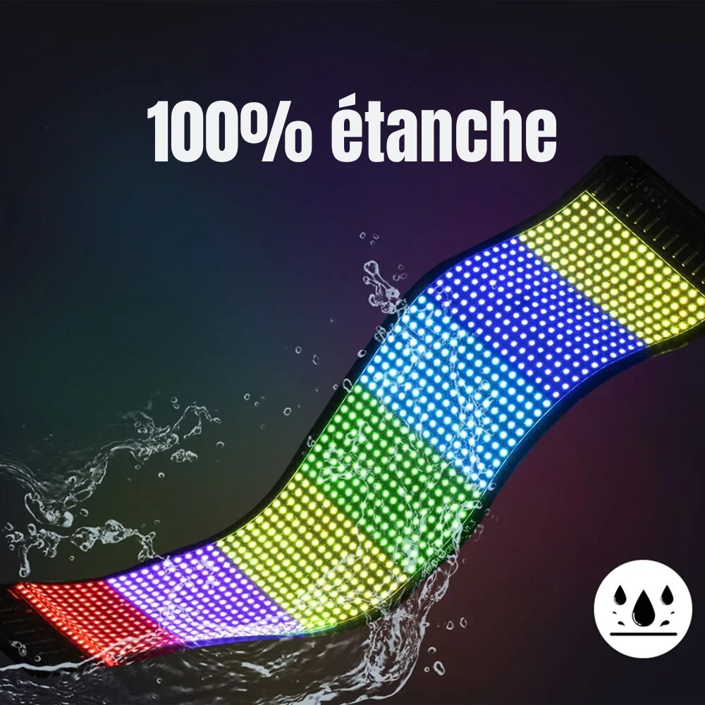 Panel LED para Auto Personalizable y Ajustable