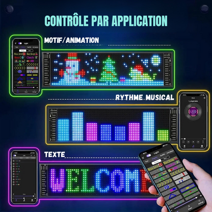 Panel LED para Auto Personalizable y Ajustable