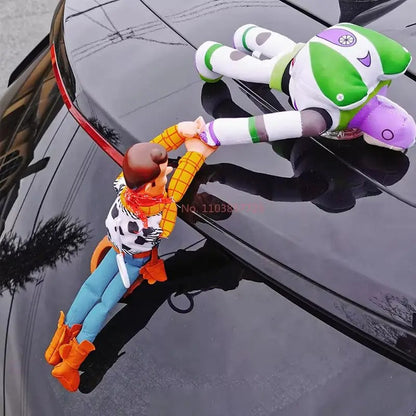 Juguete Peluche Disney Woody y Buzz para Colgar en el Coche