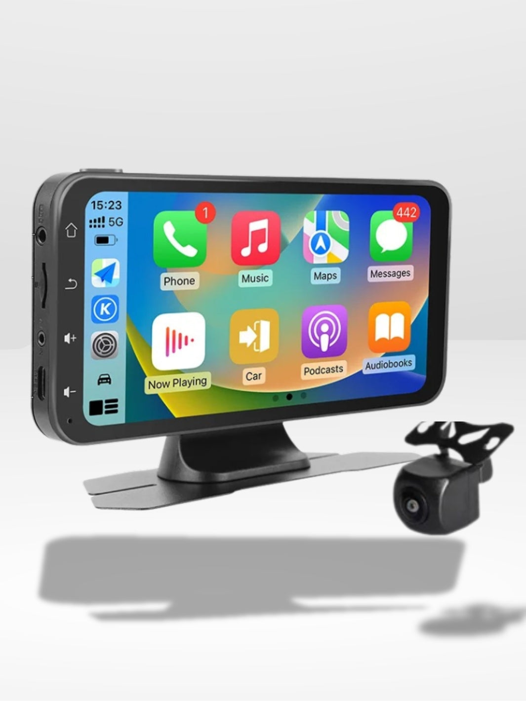 Pantalla Carplay Compacta y Conectada para Coche