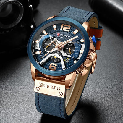 Reloj de pulsera para hombre diseño elegante de lujo