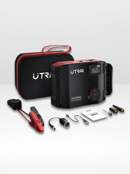 Inflador de Neumáticos 4 en 1 Compacto y Práctico