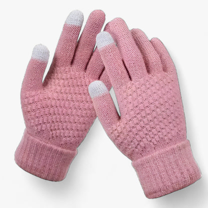Guantes de Invierno Acogedores Táctiles Elásticos