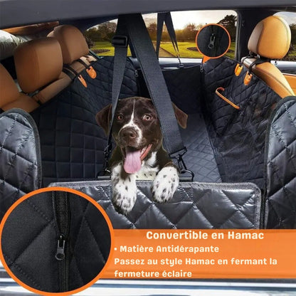 Funda protectora e impermeable para asiento trasero de perro