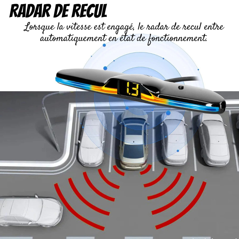 Radar de Reversa para Coche con Pantalla LED