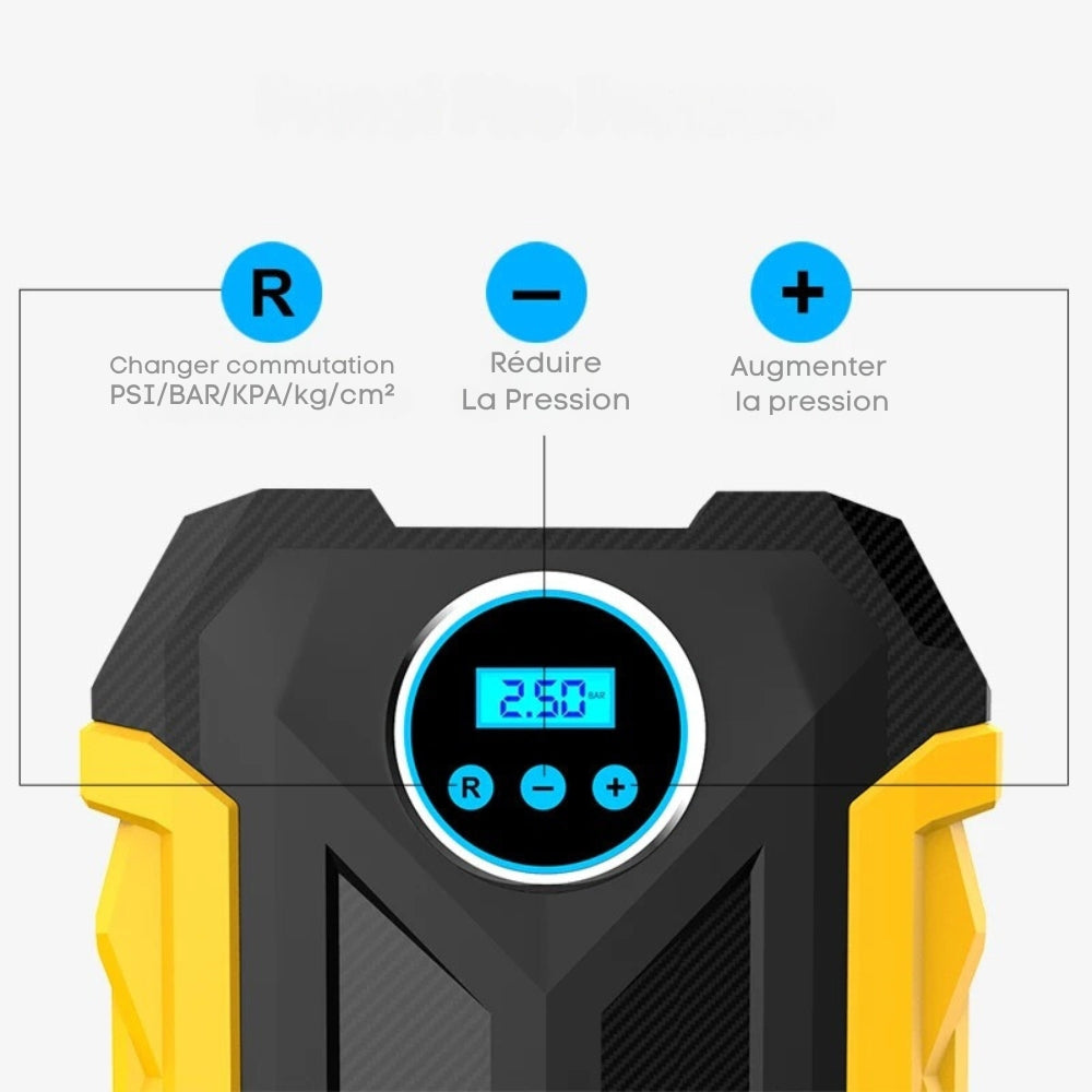 Compresor de Neumáticos Portátil y Silencioso