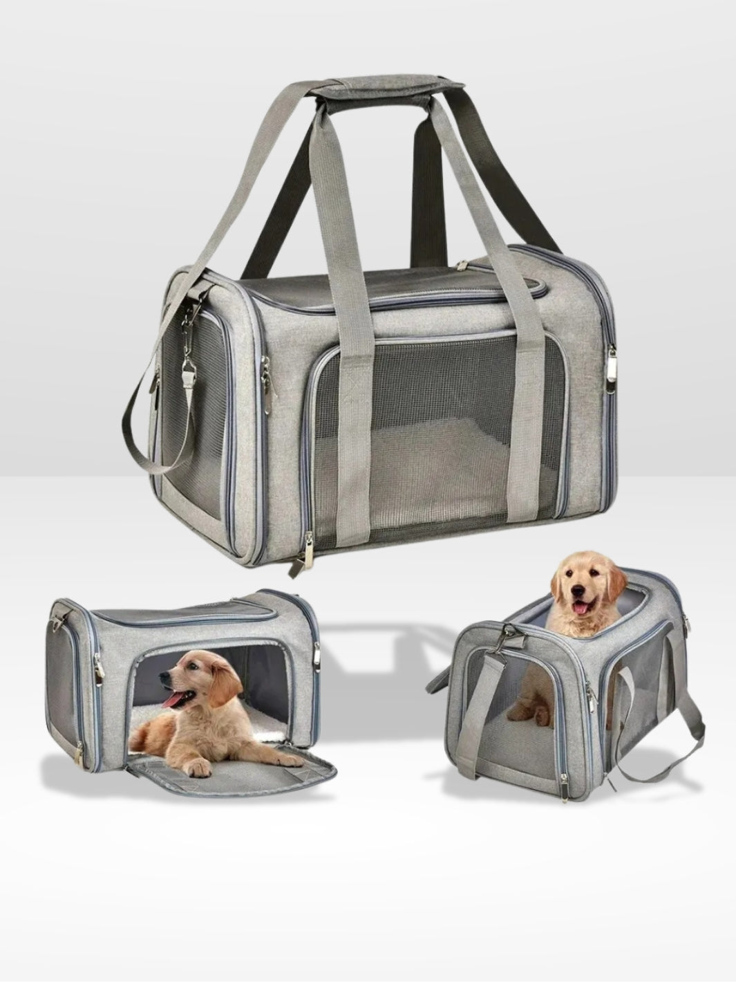 Bolsa de Transporte para Perro para Coche Cómoda y Segura