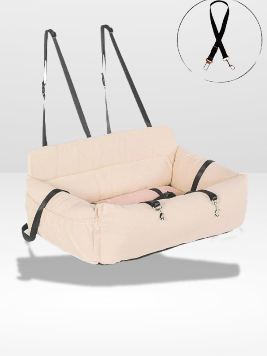 Asiento para Perro en Auto Cómodo y Seguro