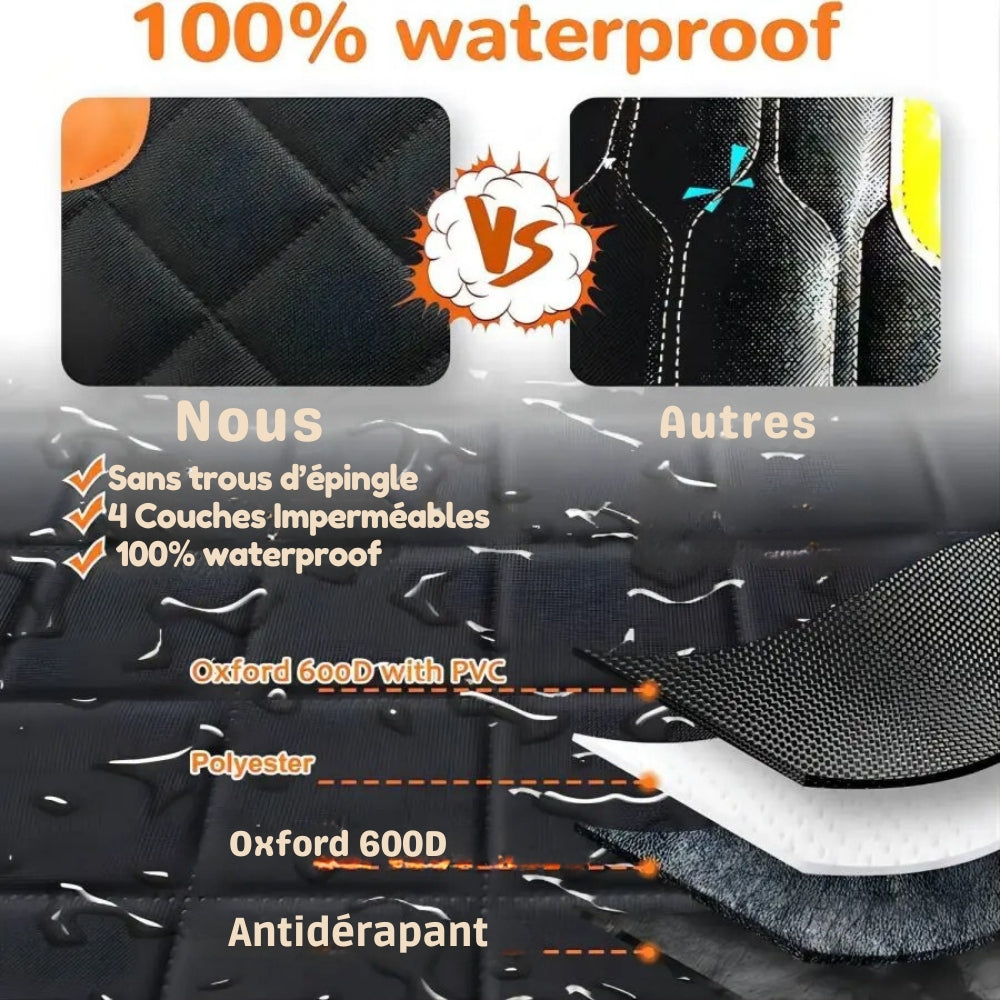 Alfombrilla de maletero resistente e impermeable para perro