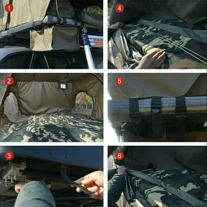 Tienda de Techo para Familia con Gran Espacio