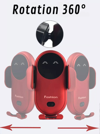 Soporte para Teléfono de Coche Cargador Inalámbrico