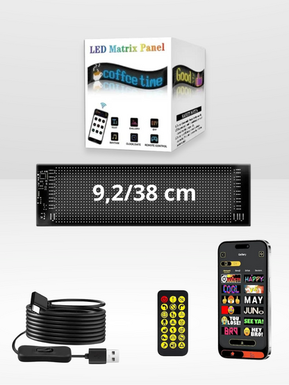 Panel LED para Auto Personalizable y Ajustable