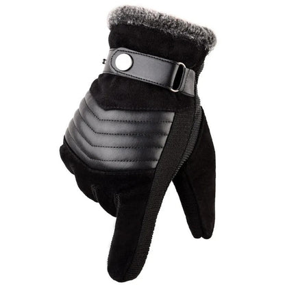 Guantes de cuero casual para hombre